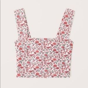 Abercrombie Wide Strap Squareneck Top